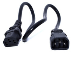 Zebra CS-CAB-IEC Zebra Netzkabel Verlängerung, 0,5 m