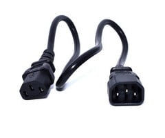 Zebra CS-CAB-IEC Zebra Netzkabel Verlängerung, 0,5 m