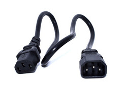 Zebra Zebra power extension cord, 0,5 m
