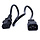Zebra Netzkabel Verlängerung, 0,5 m, C13 auf C14