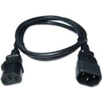 Zebra Zebra power extension cord, 1 m, C13 to C14