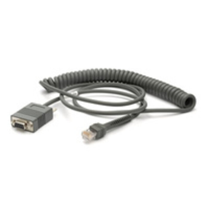 Zebra Cable de conexión Zebra, RS-232, TxD en PIN 2, 7 m, longitud: 2