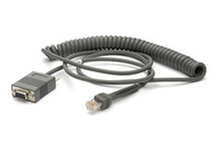 Zebra Cable de conexión Zebra, RS-232, TxD en PIN 2, 7 m, longitud: 2