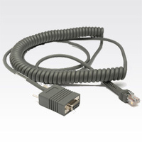 Zebra Cable de conexión Zebra, RS-232, TxD en PIN 2, 180 g, longitud: 3
