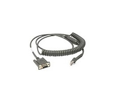 Zebra Zebra connection cable, RS-232, Power on PIN 9, TxD on PIN 2, 140 g