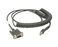 Zebra Cable de conexión Zebra, RS-232, congelador, TxD en el pin 2, longitud: 2