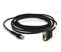 Zebra Cable de conexión Zebra, RS-232, TxD en PIN 2, 270 g, longitud: 4