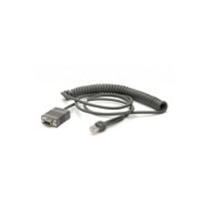 Zebra Zebra connection cable, RS-232, power on PIN 9, TxD on PIN 2, 190 g, length: 2.7 m