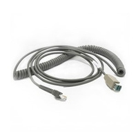 Zebra Zebra connection cable, powered USB, Connection cable, powered USB, length: 4.6 m, coiled