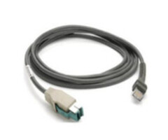 Zebra Cable de conexión Zebra, USB con alimentación, rev. B | CBA-U23-S07ZBR