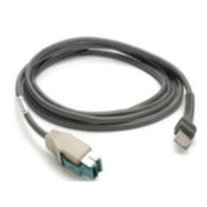 Zebra Cable de conexión Zebra, USB con alimentación, rev. B | CBA-U23-S07ZBR