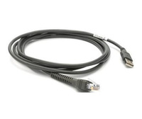 Zebra Zebra Verbindungskabel, USB, Connection cable, USB, shielded, length: 2.8 m, geschirmt