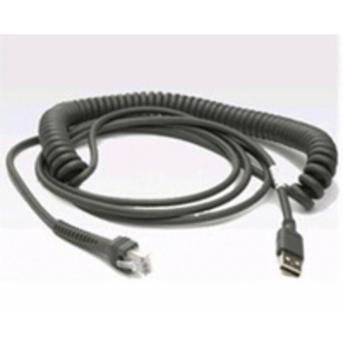 Zebra Zebra connection cable, powered USB, Connection cable, powered USB, length: 2.8 m, straight