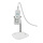 Zebra stand, Gooseneck, Healthcare, 15000 g, weighted base