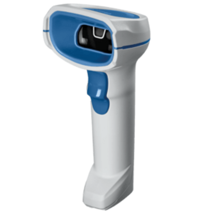 Zebra Zebra DS8108-HC, 2D, SR, multi-IF, blanc, bleu, IP42