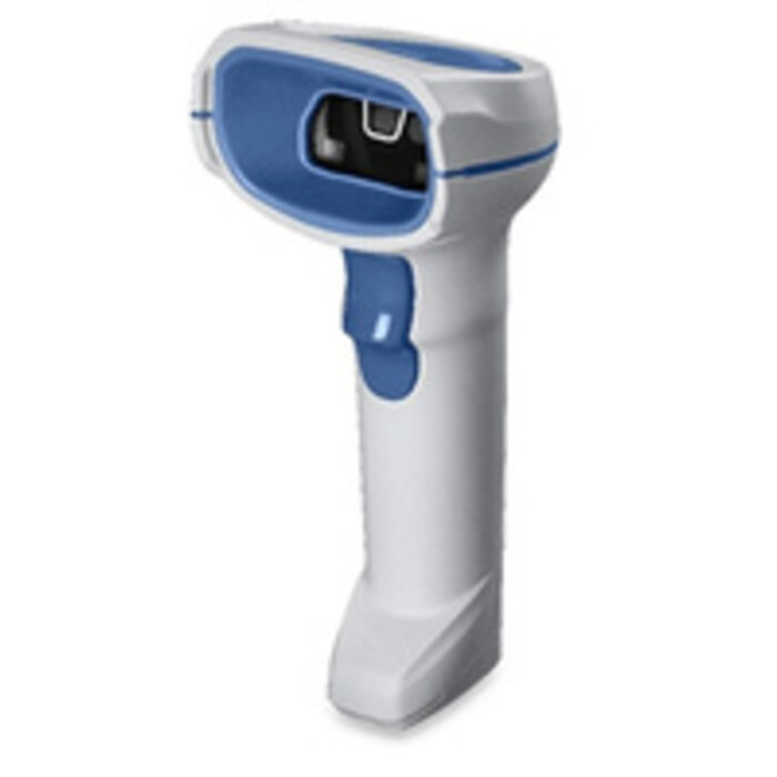 Zebra Zebra DS8108-HC, 2D, SR, Multi-IF, Kit (USB), weiß, blau, IP42