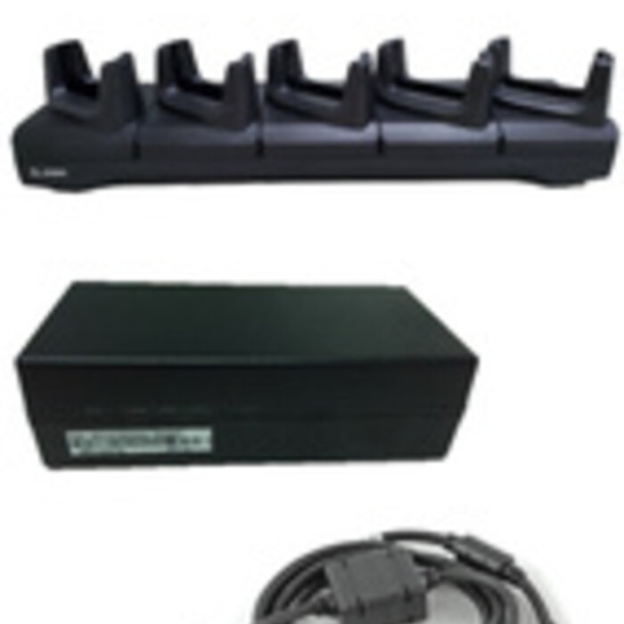 Zebra Zebra charging-/communication station, Ethernet, 5 slots | CRD-EC5X-SE5ET-01