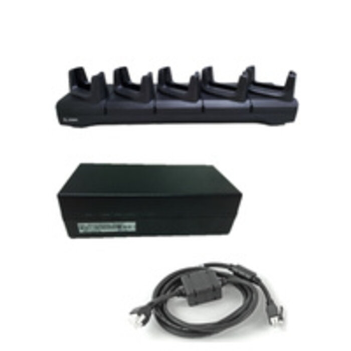 Zebra Zebra charging-/communication station, Ethernet, 5 slots | CRD-EC5X-SE5ET-01