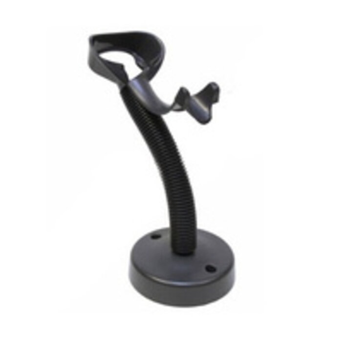 Zebra Soporte de cuello de cisne, con peso, negro, para la serie LS22xx