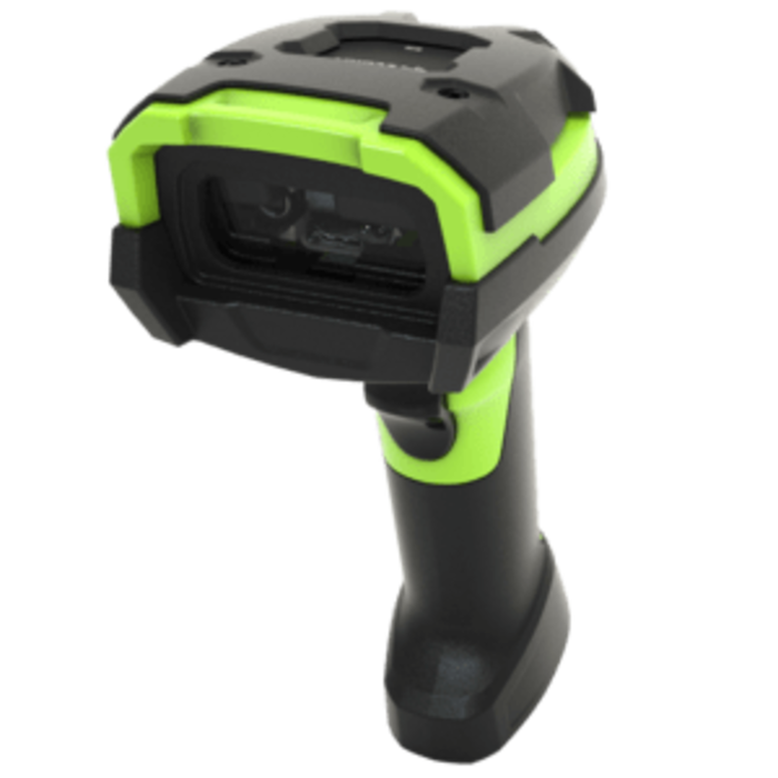 Zebra Zebra LI3608-SR, 1D, SR, multi-IF, zwart, groen, IP67