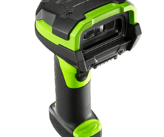Zebra Zebra LI3678-SR, BT, 1D, SR, multi-IF, FIPS, kabel (USB), zwart, groen | LI3678-SR3U42A0S1W