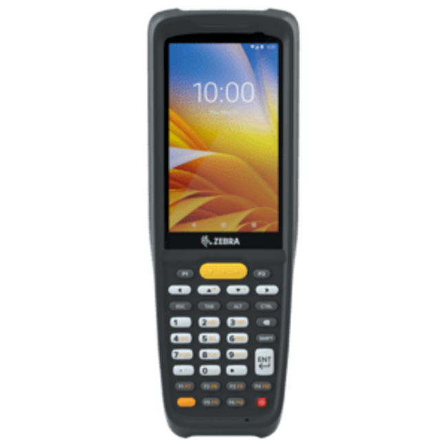 Zebra MC27BK-2B3S3RW Zebra MC2700, 2D, SE4100, 10.5 cm (4''), num. fonct., GPS, BT, WiFi, 4G, NFC, Android