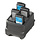 SAC-MC33-4SCHG-01 Zebra Akkuladestation, 4-Fach