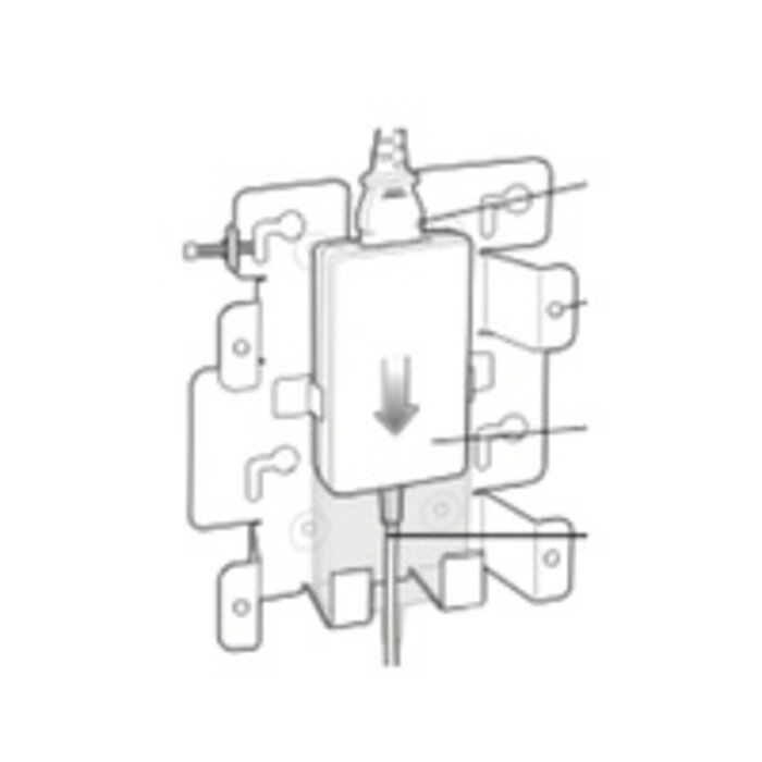 Zebra Zebra wall mount, kit, fits for: CC6000