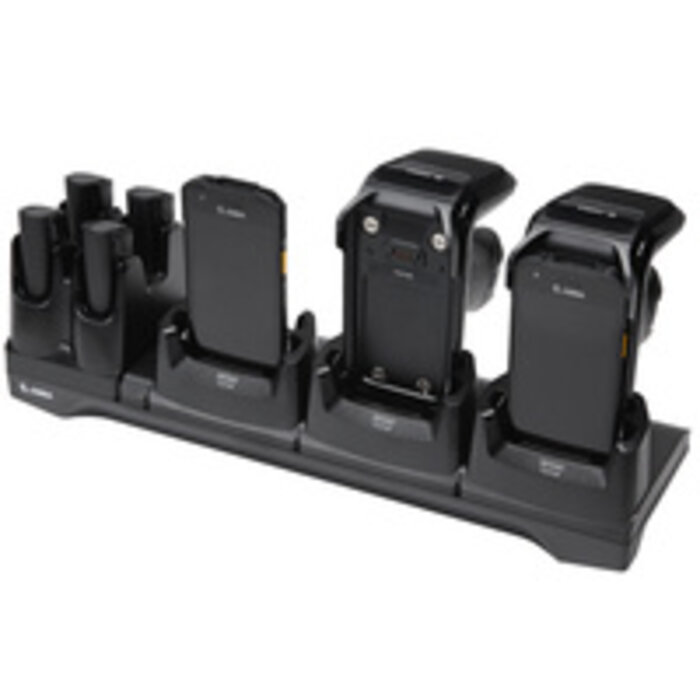 Zebra Zebra Lade-/Übertragungsstation, 3-Fach, Ethernet, 2890 g, lädt 3x RFD40/TC21/TC26 und 4x RFD40 Ersatzakku