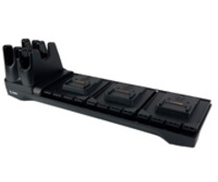 Zebra Zebra charging/communication station, 3 slots, ethernet | CRD3S4T-RFD49-BASE-COM-1R