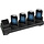 Zebra charging station, 4 slots, 2530 g, charges 4x device and 4x spare battery