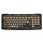 Teclado cebra, IP66, diseño: AZERTY
