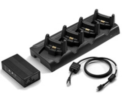 Zebra CRD4001-411EES Zebra Lade-/Übertragungsstation, 4-Fach, Ethernet