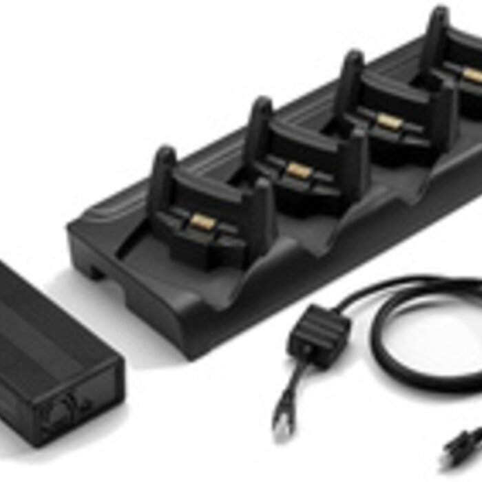 Zebra CRD4001-411EES Zebra Lade-/Übertragungsstation, 4-Fach, Ethernet