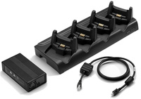 Zebra Zebra Lade-/Übertragungsstation, 4-Fach, Ethernet, WT41N0, inkl.: Netzteil