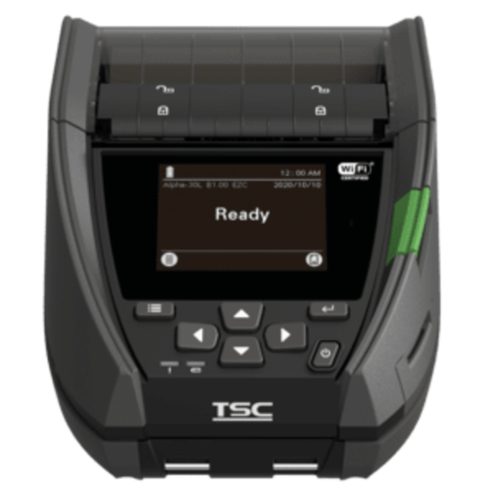 TSC TSC Alpha-30L USB-C, BT (iOS), NFC, 8 pts/mm (203 dpi), RTC, écran, 128 MB RAM / 128 MB Flash