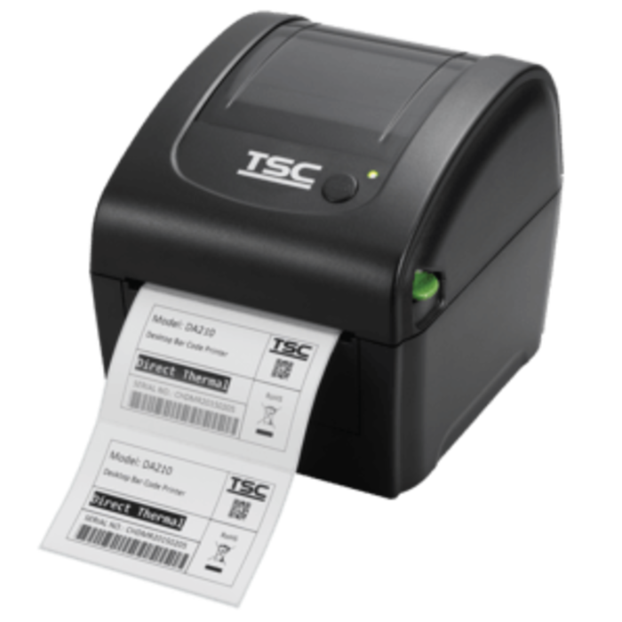 TSC TSC DA220, 8 Punkte/mm (203dpi), Cutter, linerless, RTC, EPL, ZPL, ZPLII, DPL, USB, Ethernet, 128MB RAM / 64MB Flash