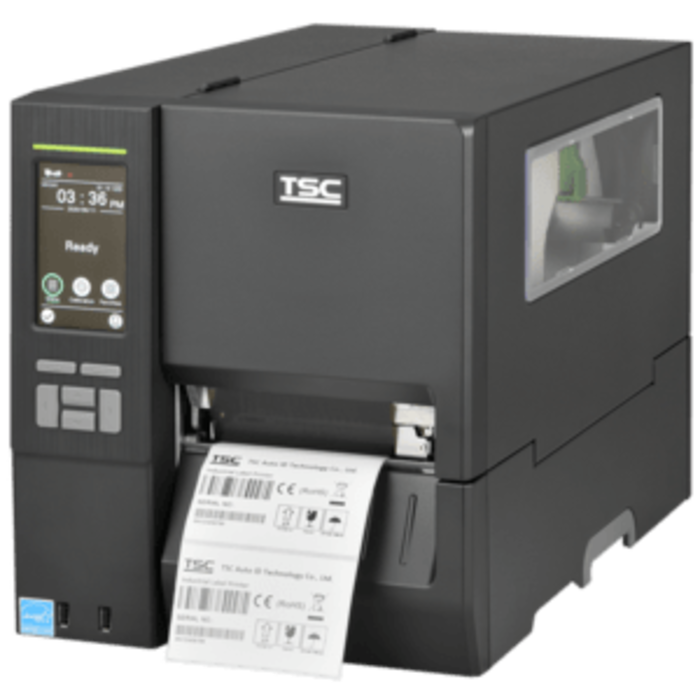 TSC TSC MH241P, 8 Punkte/mm (203dpi), Rewinder, Disp., RTC, USB, RS232, Ethernet, 256MB RAM / 512MB Flash