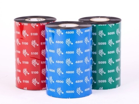 Zebra Zebra ZipShip 5095, ruban transfert thermique, résine, 84 mm, 12,7 mm