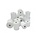 Zebra Z-Select 2000T, Etikettenrolle, Normalpapier, 51x25mm, 4mm, 25,4mm