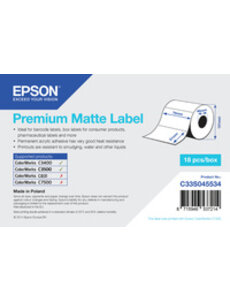 EPSON C33S045534 Epson Rotolo etichette, Carta normale, 76x51mm
