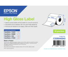 EPSON C33S045543 Epson rouleau d'étiquettes, papier normal, 76x127mm