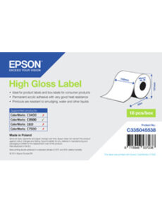 EPSON C33S045538 Epson Rotolo etichette, Carta normale, 102 mm