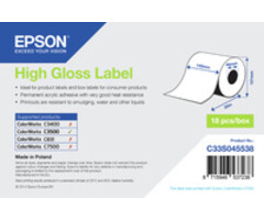 EPSON C33S045538 Epson rouleau d'étiquettes, papier normal, 102 mm