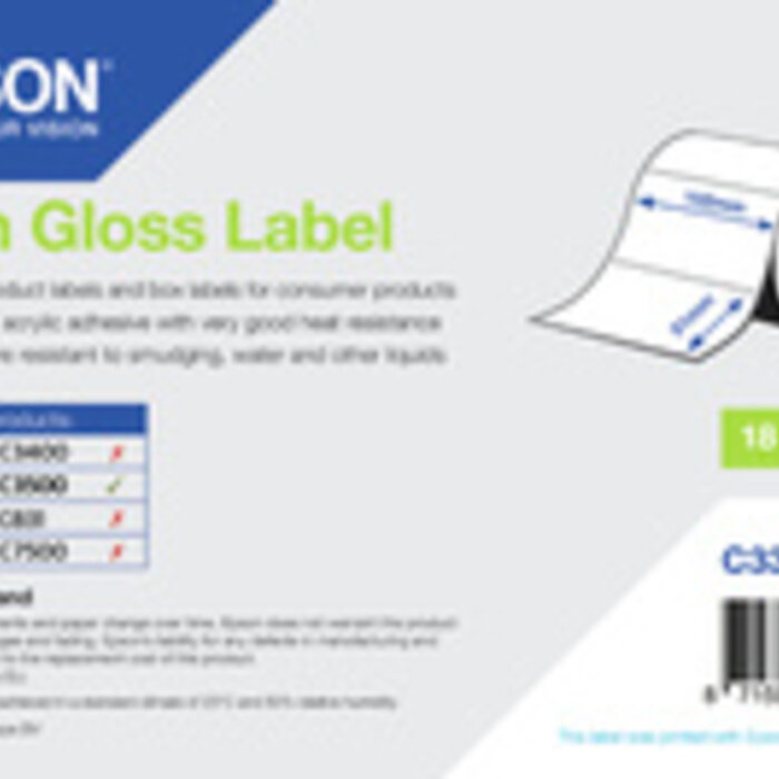 EPSON Epson labelrol, normaal papier, 102x51mm | C33S045539