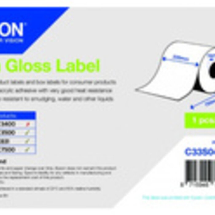 EPSON C33S045529 Epson Etikettenrolle, Normalpapier, 220mm