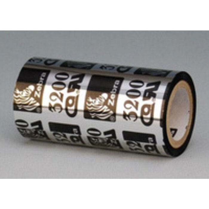 Zebra Zebra ZipShip 3200, ruban transfert thermique, cire/résine, 110 mm, 4 mm, 410 g, 25,4 mm