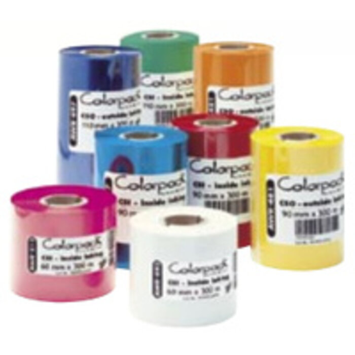 ARMOR Cinta de transferencia térmica ARMOR, APR 559 cera/resina, 90 mm, verde | T64208IO
