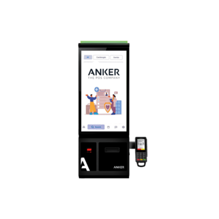 ANKER Caja de autopago Anker, escáner (2D), Bluetooth, Ethernet, WLAN, Android, negro | 58400.010-0070