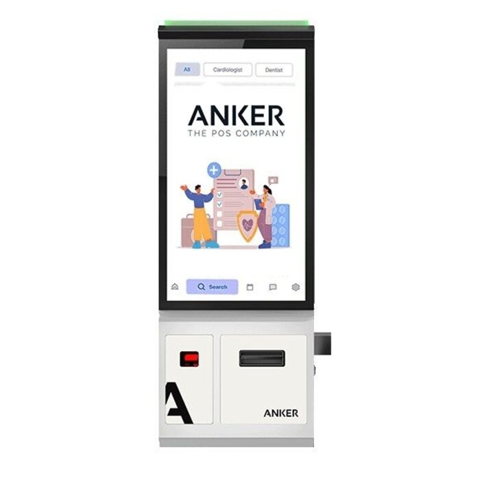 ANKER Caja de autopago Anker, escáner (2D), Bluetooth, Ethernet, WLAN, Android, blanco | 58400.010-0030